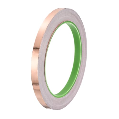 Image of PATIKIL Copper Foil Tape 0.31 Inch x 66 Feet 0.05mm Thick Double Sided Conductive Adhesive EMI Shielding for Electronics, Circuits, Grounding
