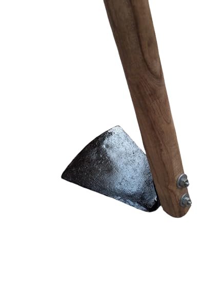 Maruti Grass Weeder with 91 cm Handle, Metal Shovel Scraper for Weed Removal, Garden Cleaning Tool with Anti-Splash Panel 1