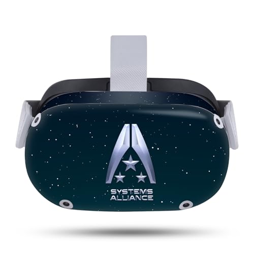 Head Case Designs Officially Licensed EA Bioware Mass Effect Systems Alliance Logo Graphics Vinyl Sticker Skin Decal Cover Compatible with Meta Quest 2