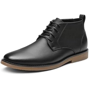 Bruno Marc Men's Classic Dress Casual Chukka Boots 2.0 9.5 Black