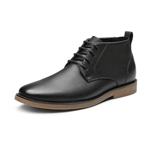 Bruno Marc Herren Chukka Boots Stiefelette Kleiden Wasserdicht Lederstiefel Schnürstiefel