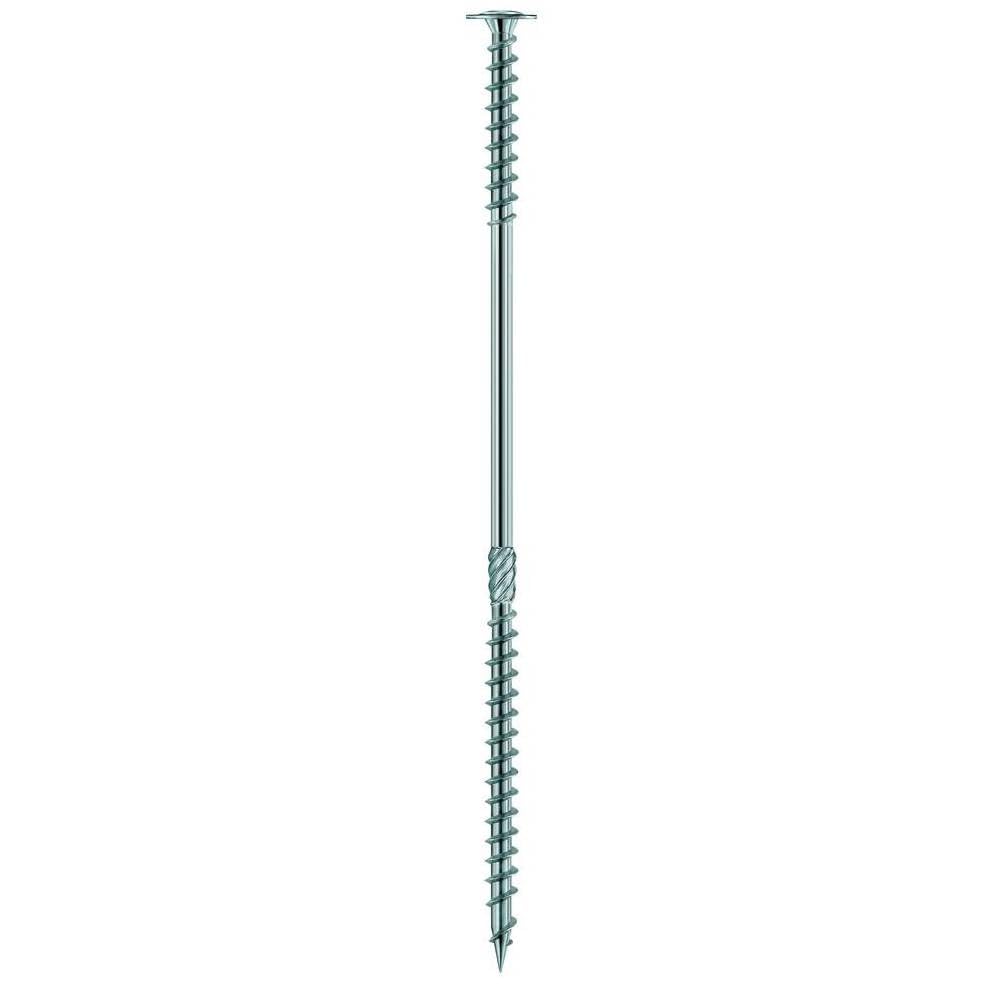 D-Work - Lote de 50 tornillos de madera con doble rosca (40 – 8 x 225 mm)