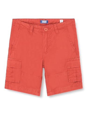 JACK & JONES Jpstinternational Jjcampaign Short Jnr Pantalones Cortos Cargo, Cinnabar, 164 cm para Niños