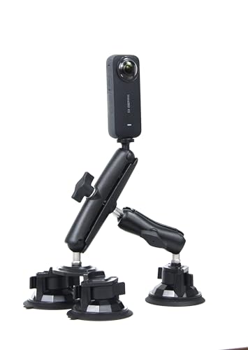 Soporte De Cámara Para Coche - Clip Para Visera, Compatible Con GoPro, Insta360 Y Teléfonos