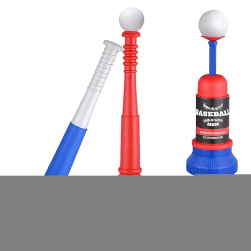 Kit de baseball pour tout-petits avec batte et balles de tee-ball pour enfants de 3 à 5 ans