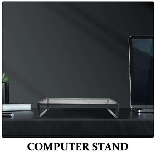 Étagère de bureau compacte en fer noir pour un espace de télétravail