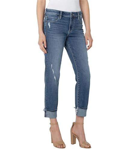 ECO FRIENDLY GIRLFRIEND CUFFED JEANS BY LIVERPOOL LOS ANGELES2