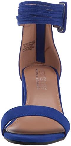 Aerosoles Women's Martha Stewart MID Year Heeled Sandal, Blue Fabric, 5 M US | Image 1