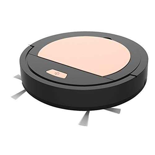 KANBUN Robot aspiradora inalámbrica, súper Delgada, 1800pa Strong succión Smart Home Barrying aspiradora robótica USB Carga USB Seca y húmeda para el Pelo de Las Mascotas, Pisos Duros y alfombras