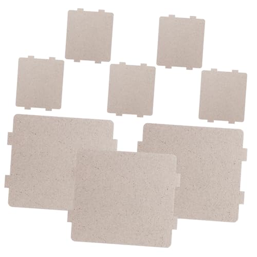 COLLBATH 8 pezzi Piastra Mica per Forno Copertura Sostitutiva per Guida Onda e Accessorio per Riparazioni e Insulazione Facile da per Adattarsi Qualsiasi