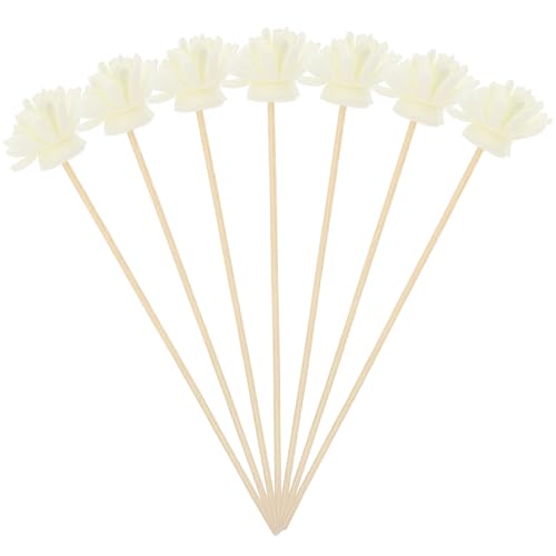 BIUDECO Barras Difusoras de Aceites Esenciales Flores Decorativas 36 Unidades para Uso en Jarrones Pequeños y Espacios Interiores, Accesorios para Aromaterapia