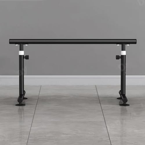 Vonacme バレエスタンド バレーバー バレエレッスンバー バレエバー 練習 鉄棒 自宅用 7段階調整 家庭用 バレ バレー バレエ用品 手すり トレーニング 子供 学生用 教室 スタジオ 舞台 (150cmブラック)