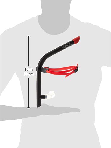 TYR Ultralite Snorkel Elite, Black - Image 2