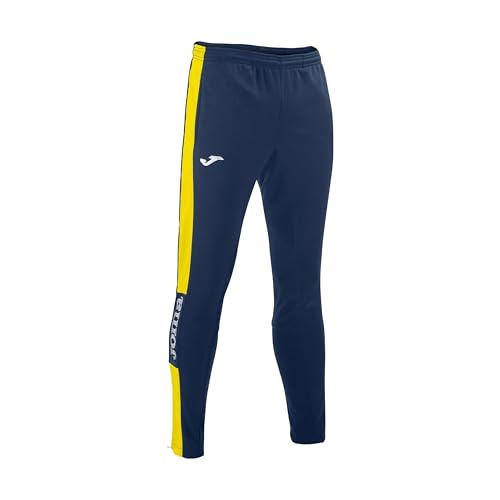 Joma Championship IV Pantalones, Hombre, Marino Amarillo, L