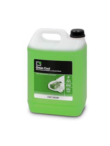 ERRECOM Green Cool, Liquide de Radiateur Vert -20°C, antigel G12 avec Paquet d'inhibiteurs à Base...