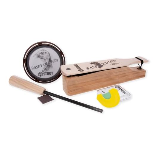 Hunters Specialties Raspy Old Hen Combo Kit - Turkey Game Calls Combo Pack - Wide Range of Turkey Sounds