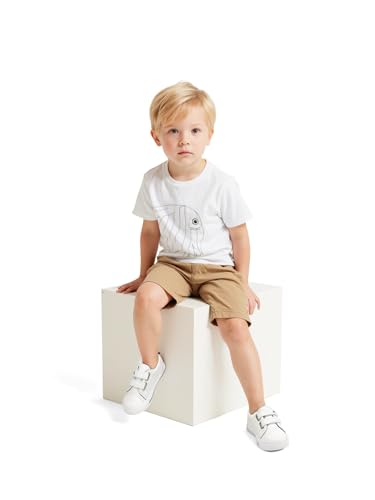Image of K KomForme Toddler Boys & Girls Shoes Kids Canvas Sneakers with Cartoon Dual Hook and Loops