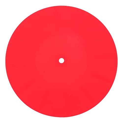 NULYLU Silicon Platter Cover for Record Player - Turntable Mat Shockproof Anti-static Record Protective Mat Easy to Use Replacement Pad