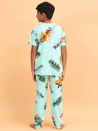 Image of Ninos Dreams Boys Cotton Coord Set /Boys Night Suit /Boys Loungewear /Boys Night Dress