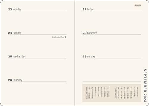 2024 Old World Weekly Planner (16 months, Sept 2023 to Dec 2024), multi, 5"W x 7"H - Image 4