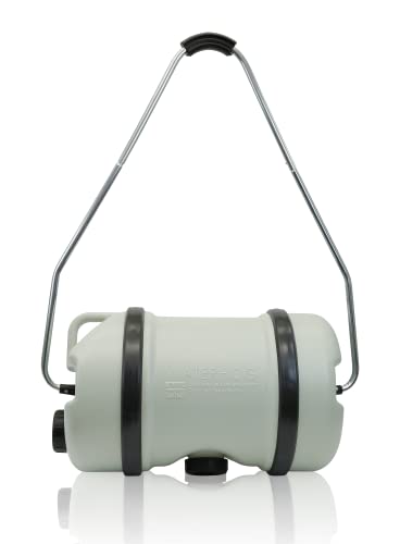 51 Litre Waterhog Caravan Water Carrier with Pull Handle Durable Grey Water Container for Camping and Outdoor Use