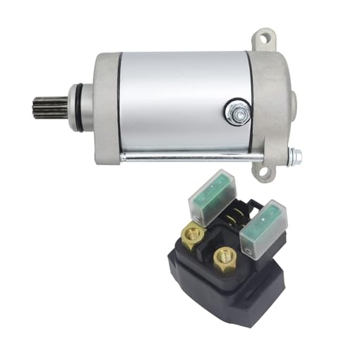Démarreur quad 18759 et relais de démarreur électrique pour Wolverine Rhino Grizzly 450 600 660