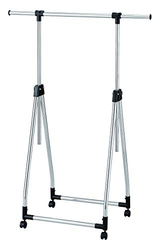 パール金属 コンパクトフォールディングハンガー ブラック N-7609