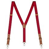 Buyless Fashion Leather End Suspenders for Men - 48