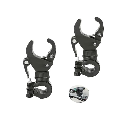 MaoNativey Lot de 2 Porte-Cannes 360° Rotatifs - Support Universel pour Déambulateur, Fauteuil Roulant & Scooter de Mobilité - Accessoire Durable pour...