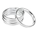 X AUTOHAUX 4pcs OD 72.6mm to ID 66.1mm Aluminium Alloy Car Hub Centric Rings Wheel Bore Center Spacer