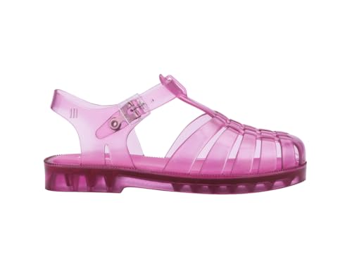 Image of mini melissa Possession Jelly Fisherman Sandal for Toddler and Kids | Iconic Fisherman Jelly Sandal for Toddlers & Girls, Adjustable Buckle, Waterproof, Bubblegum Scent, Play & Dress Shoes