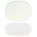 CorningWare French White 1.5 Quart Oval Casserole Bundle: 1.5 Oval with Plastic Lid