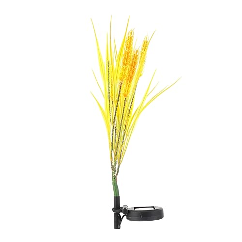 Toddmomy 2 Piezas luces solares de estaca participación Patio ligero solar garden lights iluminacion jardin solar faroles jardin exterior flores LED solares luces de césped LED Yellow