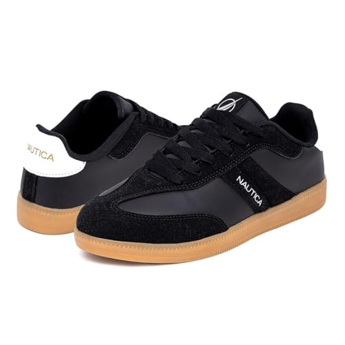 Image of Nautica Womens Fashion Sneaker Classic Casual Shoe with Soft Cushion Comfort and Durable Gum Bottom Outsole - Keota