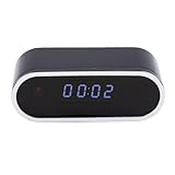 XUMIUZIY Telecamera di Sicurezza Domestica, Telecamera Interna WiFi 1080P con APP e Rilevamento del Movimento, modalità Notturna, Grandangolo da 130°, Orologio 12/24 Ore, Registrazione in