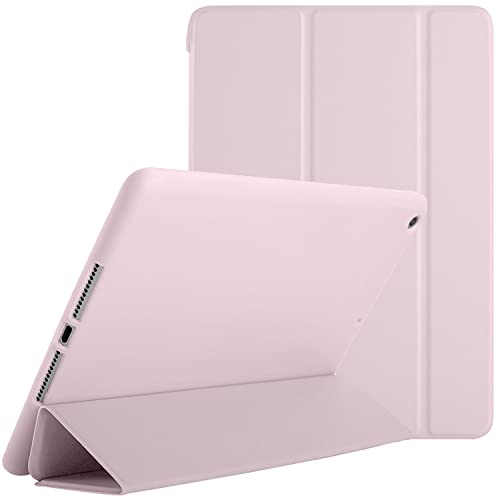 Image of DuraSafe Cases for iPad Mini 4 7.9 Inch 2015 [ Mini 4th Gen ] A1538 A1550 MK6K2HN /A MK6J2HN /A MK6L2HN /A Smart Trifold Lightweight Soft Silicone TPU Back Case - Pink