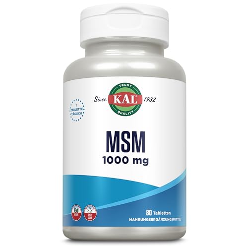 Kal MSM, 80 Tabs 1,000 mg