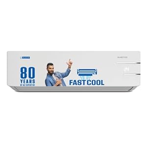 Blue Star 1.5 Ton 3 Star, Inverter Split AC (Copper, 5 in 1 Convertible, Turbo Cool, Energy Saver, Blue Fins, ID318YKU, White)