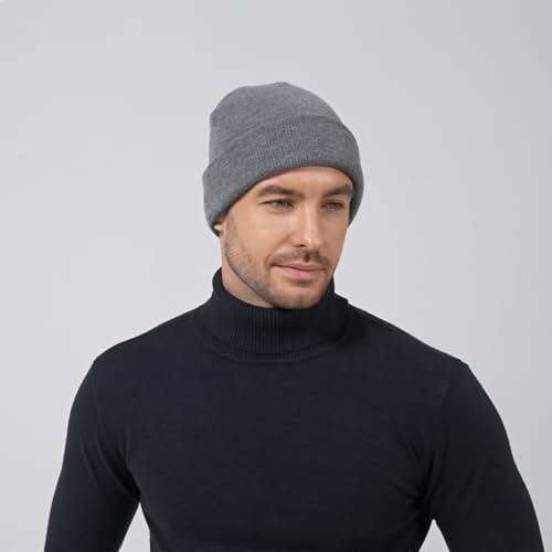 Image of ZOORON 1&2 Pack Beanie for Men Women Slouchy Beanie Hats Winter Knit Caps Soft Ski Hat Unisex