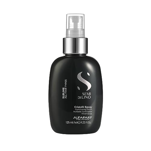 ALFAPARF MILANO Semi di Lino Cristalli di Seta Hair Oil Serum for Fine Hair - Provides Brilliant Shine and Protection - Bi-Phase Serum for Thin Hair - Color Safe - Hydrates, Strengthens (1.52 fl oz)