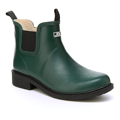Jbu By Jambu Women's Chelsea Rain Boot Waterproof Ankle, Hunter Green, 9 #TOP1