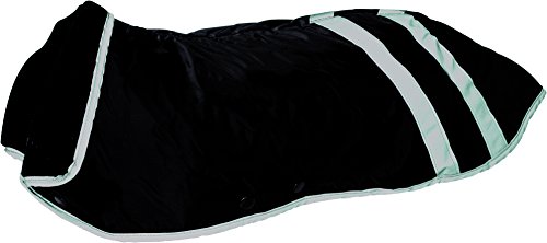 HUNTER Safety Hundemantel, reflektierend, wasserabweisend, verstellbar, 30, schwarz
