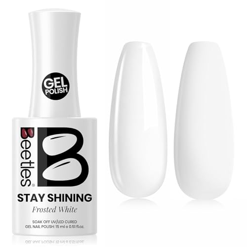 Gelab Cosmetics LLC Beetles Nude Pink Gel Nail Polish - Blush Cappuccino Clear Pink, 7.5ML Natural Jelly Gel Polish Sheer Translucent Colors Nail Concealer Soak Off UV French Nail Art Manicure
