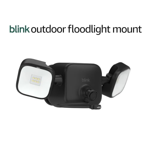 Image of Blink Outdoor Floodlight Mount - Wire-free, 700 lumens, two-year battery life, set up in minutes (Black)