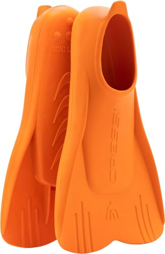 Palmes de piscine Cressi Mini lumière 34/35 orange pour vos loisirs
