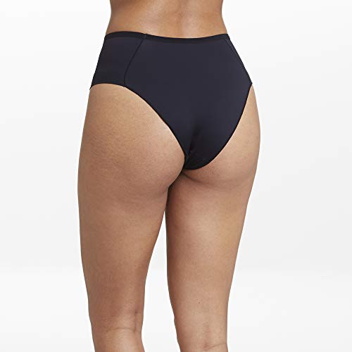 Calcinha Cintura Alta, Bonjour, Feminino, Preto, P