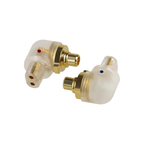 cooyin QDC 2pin (リケーブル側) to ER4SR (イヤホン側) アダプター コネクター 金メッキプラグ 統合成形技術 音質劣化なし簡潔 精緻 線材テスト作業用 ミニタイプ Etymotic ER4SR ER4XR ER3XR ER3SE