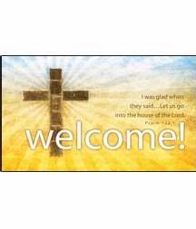 Carte de bienvenue Pew Card kit accueil pour nouvelle paroisse