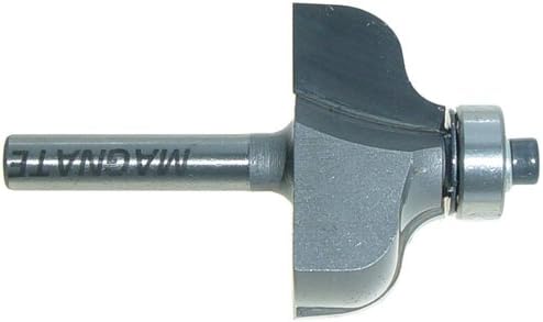 Magnate 3725 Ogee Router Bit - 5/8" Cutting Height; 1/4" Shank Diameter; 3/16" & 1/4" Cove Radius