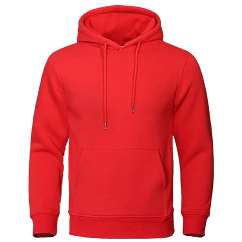 Sweat à capuche en polaire homme JXQXHCFS violet uni chaud casual